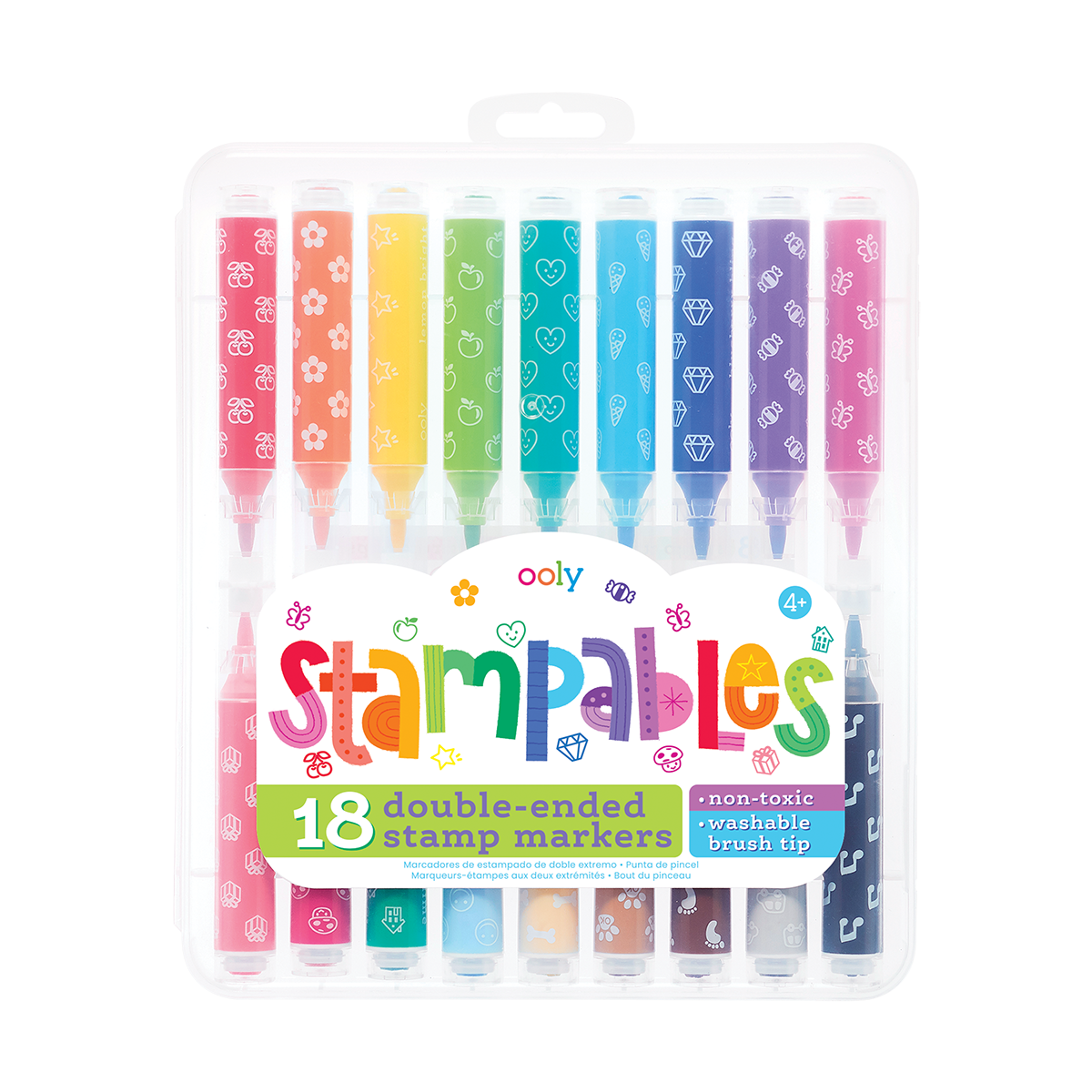 Ooly Stampables 18 Double-Ended Stamp Markers